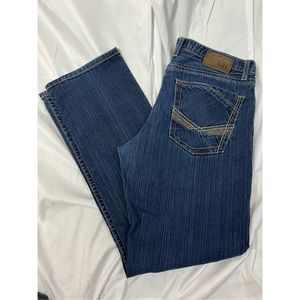 BKE DENIM mens 36 L Ryan med wash previously loved no flaws